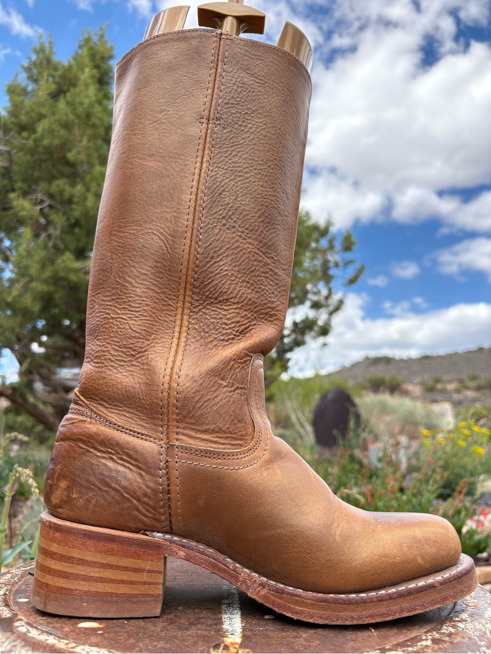 FRYE 🇺🇸 14L Campus Boots Bronzed - Picture 2 of 16